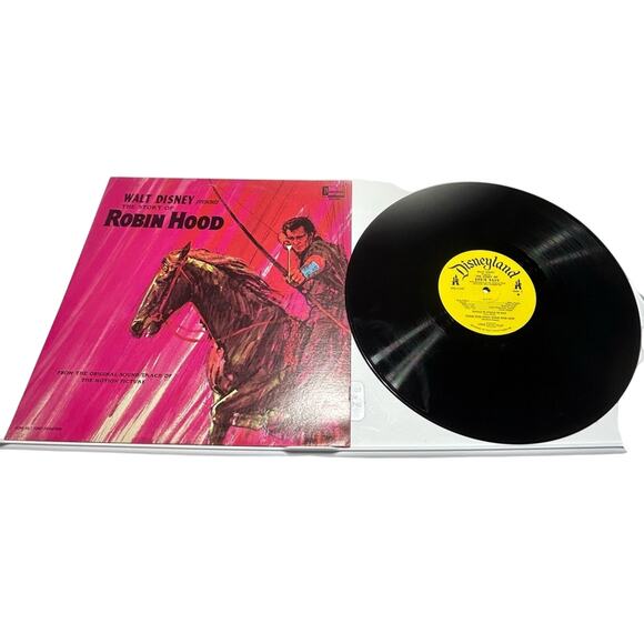 Walt Disney The story of Robin Hood Vinyl Record - Picture 1 of 4
